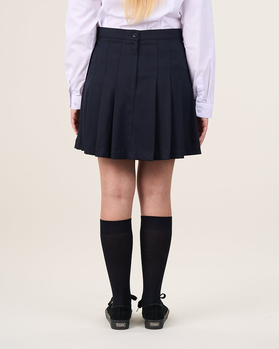 FALDA ESCOLAR A LA RODILLA NIÑA POLEMIC AZUL MARINO - 3