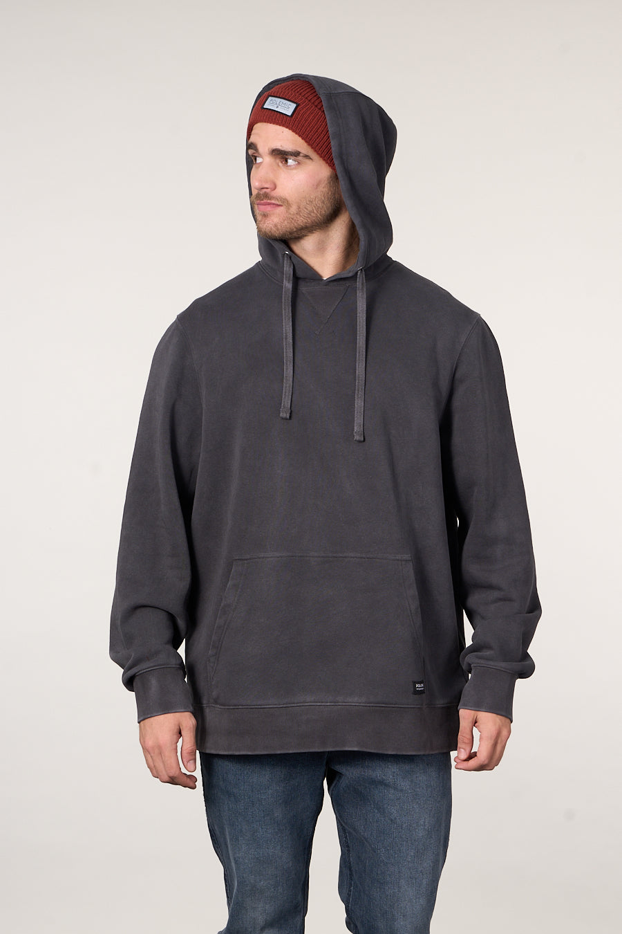 POLERON FRANELA PROCESADO FULL ZIPPER WI7701 POLEMIC - 4