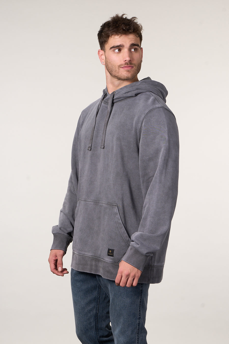 POLERON FRANELA PROCESADO FULL ZIPPER WI7703 POLEMIC - 1