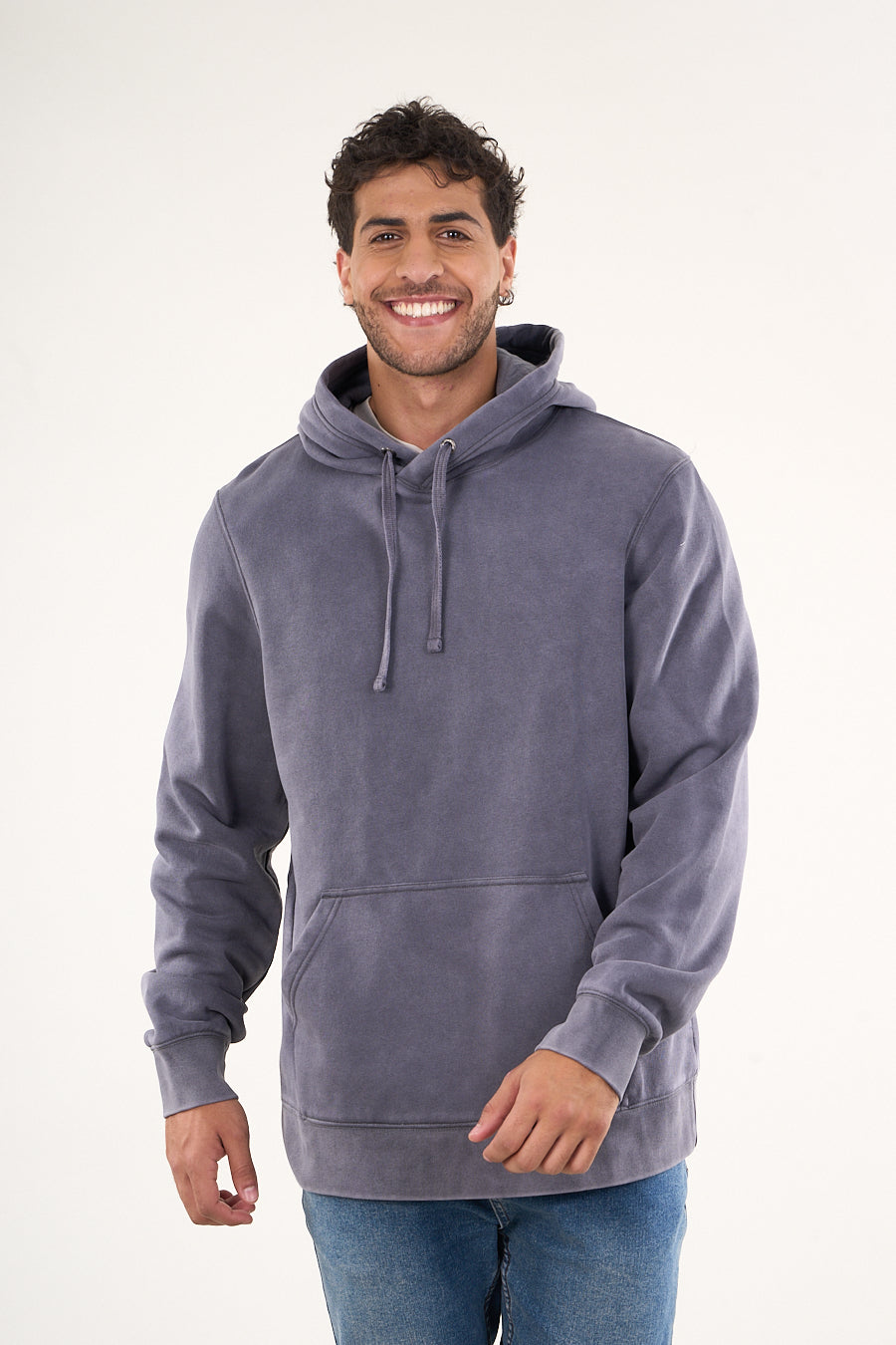 POLERON FRANELA PROCESADO FULL ZIPPER WI7703 POLEMIC - 1