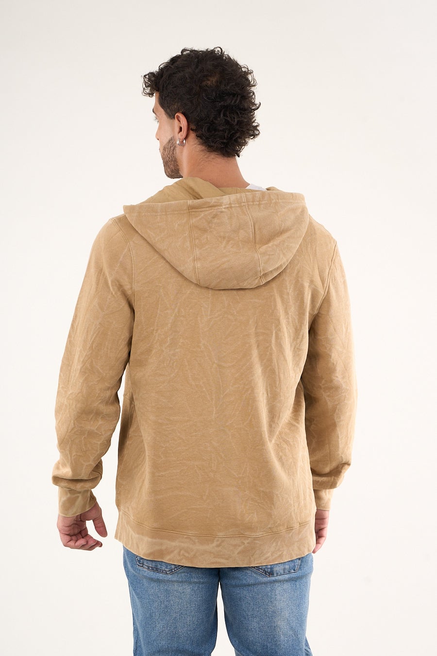 POLERON FRANELA PROCESADO FULL ZIPPER WI7700 POLEMIC - 3