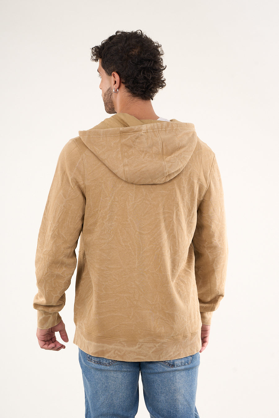 POLERON FRANELA PROCESADO FULL ZIPPER WI7700 POLEMIC - 3