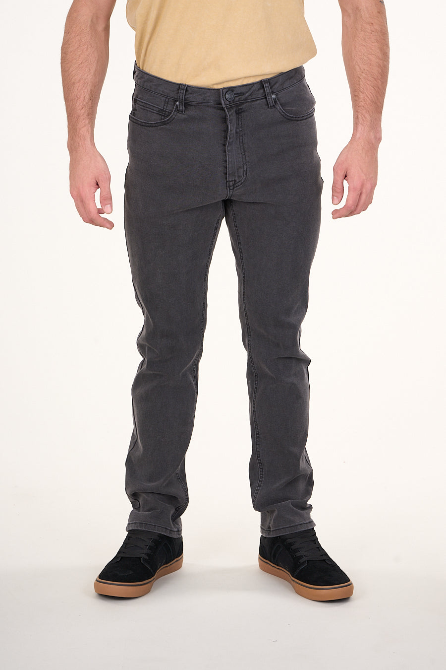 JEANS DENIM SLIM FIT NEGRO WI4730 POLEMIC - 3