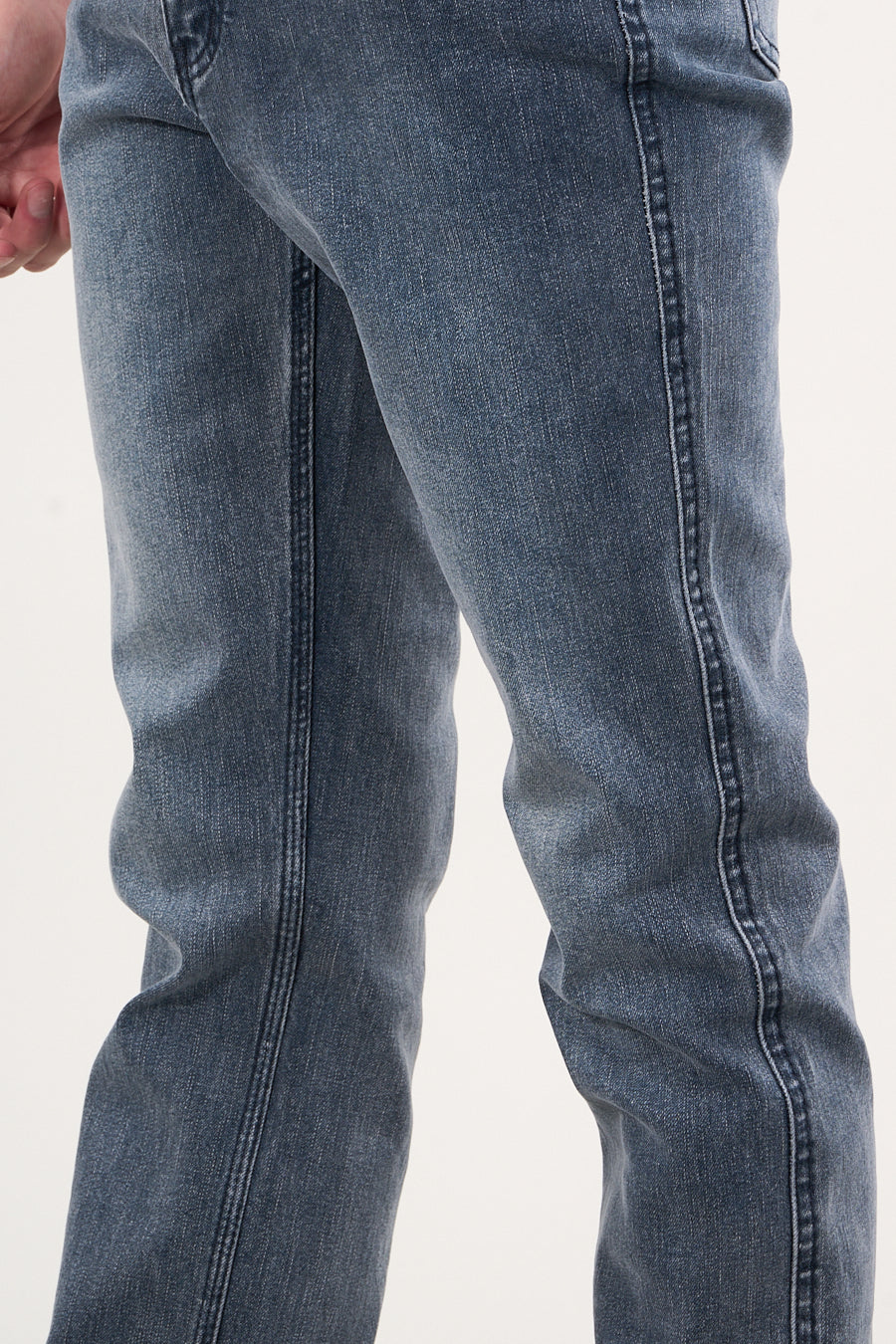 JEANS DENIM SLIM FIT GRIS WI4332 POLEMIC - 1