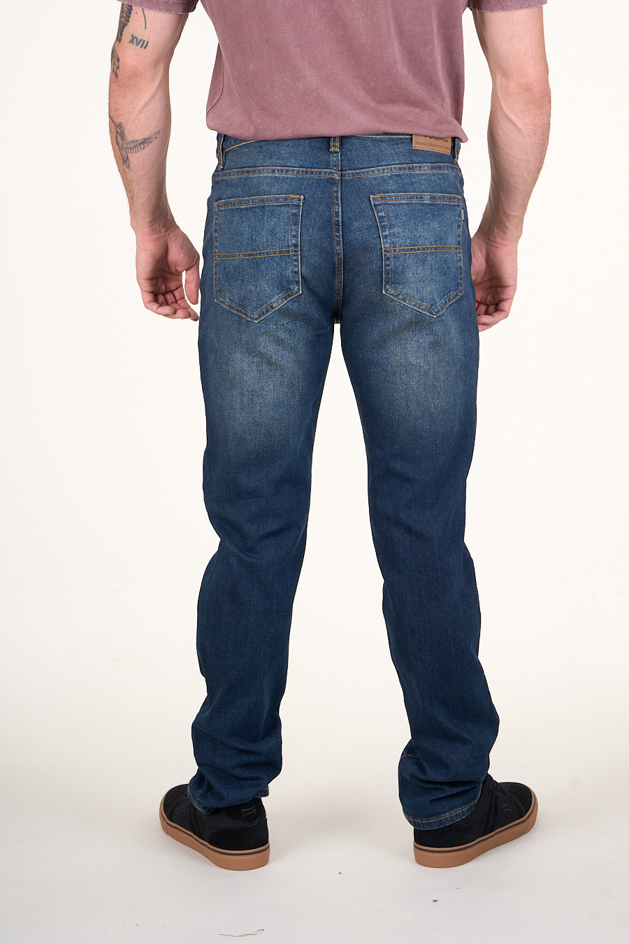 JEANS DENIM SLIM FIT AZUL WI4733 POLEMIC - 4