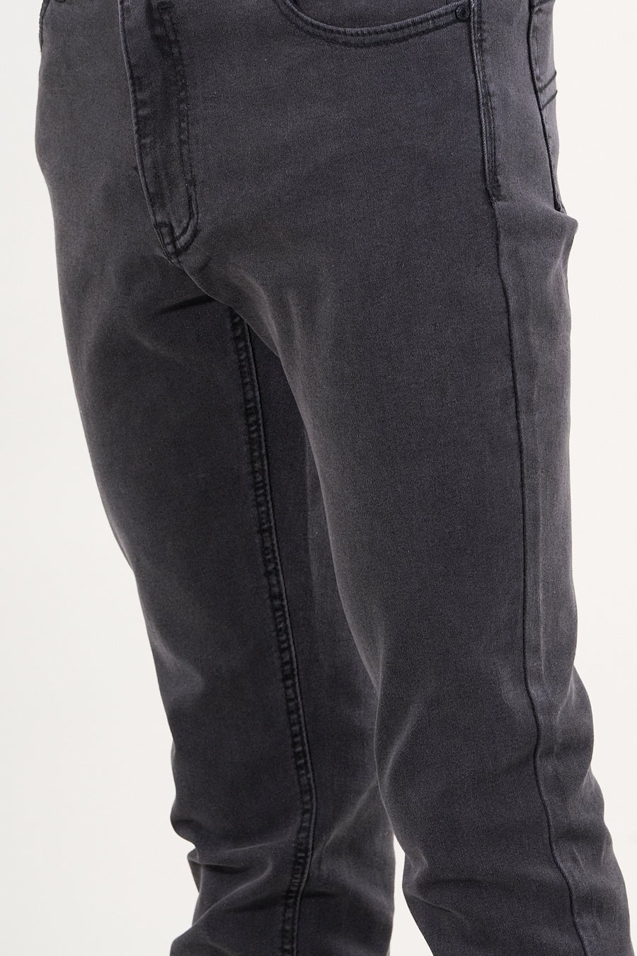 JEANS DENIM SLIM FIT NEGRO WI4330 POLEMIC - 1