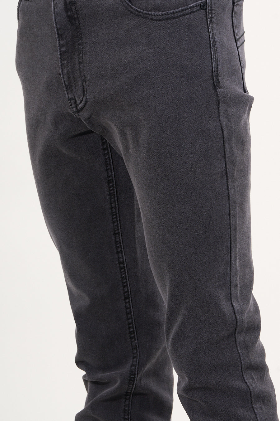 JEANS DENIM SLIM FIT NEGRO WI4330 POLEMIC - 1