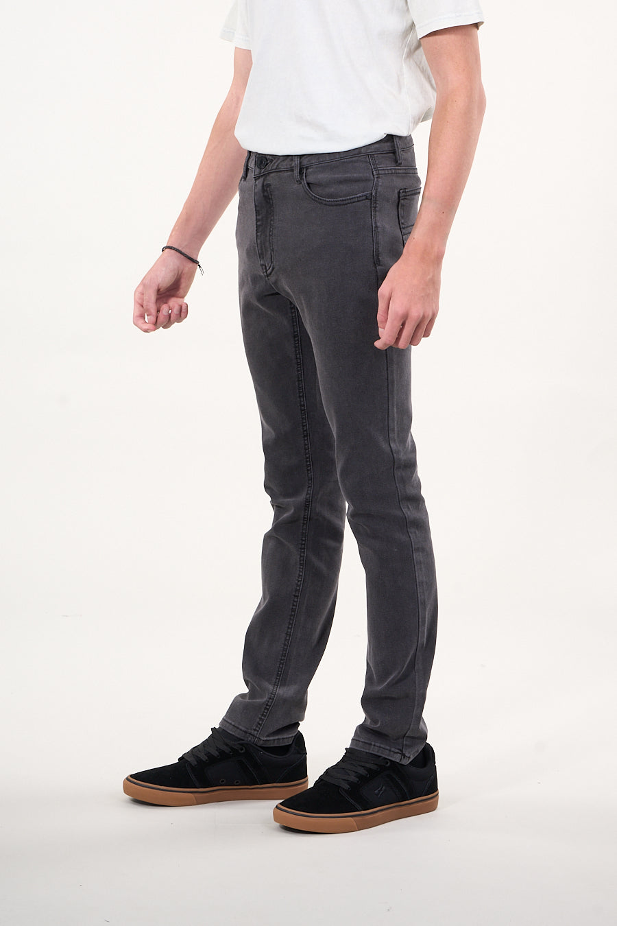 JEANS DENIM SLIM FIT NEGRO WI4330 POLEMIC - 2