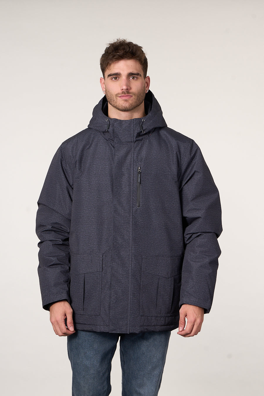 PARKA WATERPROOF STANDAR FIT NEGRO WI9701 POLEMIC - 1