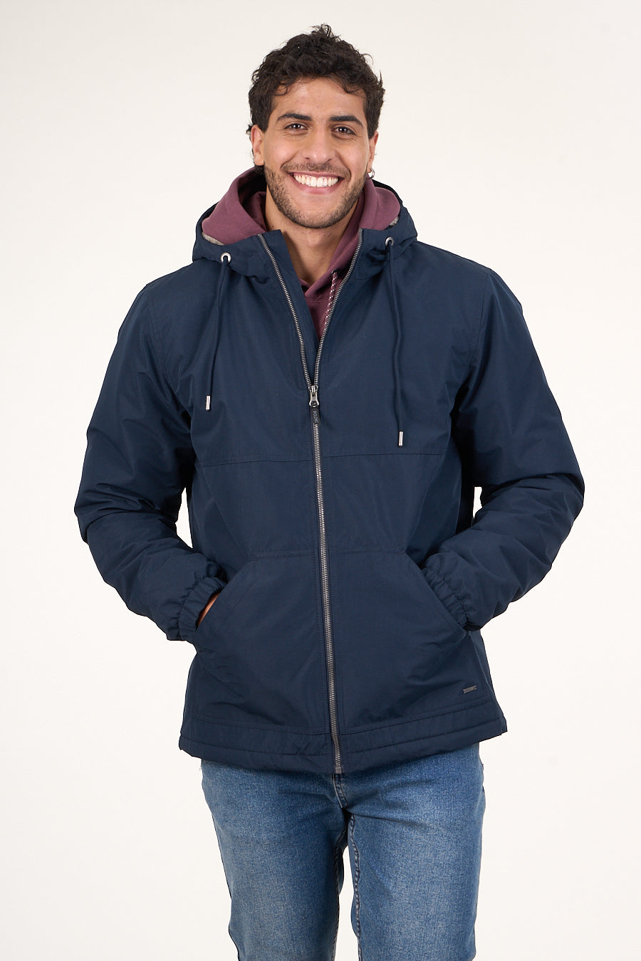 PARKA WATERPROOF CON CHIPORRO INTERIOR AZUL WI9700 POLEMIC - 1