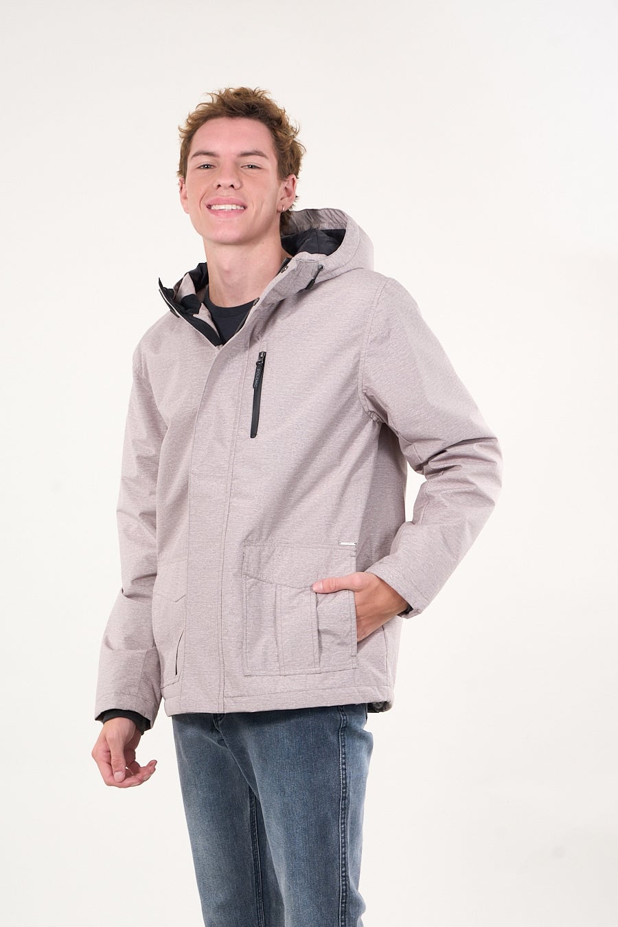 PARKA WATERPROOF STANDAR FIT BEIGE WI9301 POLEMIC - 3