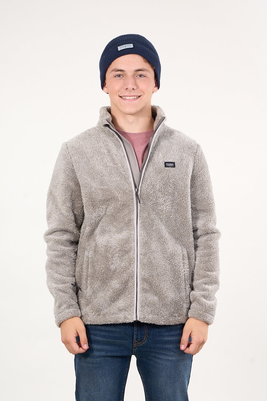 POLERON BONDED SHAGGY SIN GORRO BEIGE WI8300 POLEMIC - 2