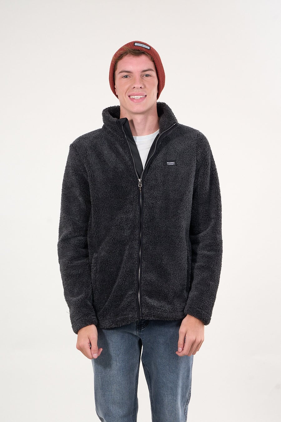 POLERON BONDED SHAGGY SIN GORRO NEGRO WI8300 POLEMIC - 1