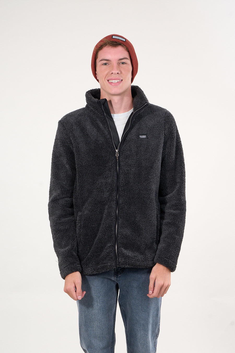 POLERON BONDED SHAGGY SIN GORRO NEGRO WI8300 POLEMIC - 1