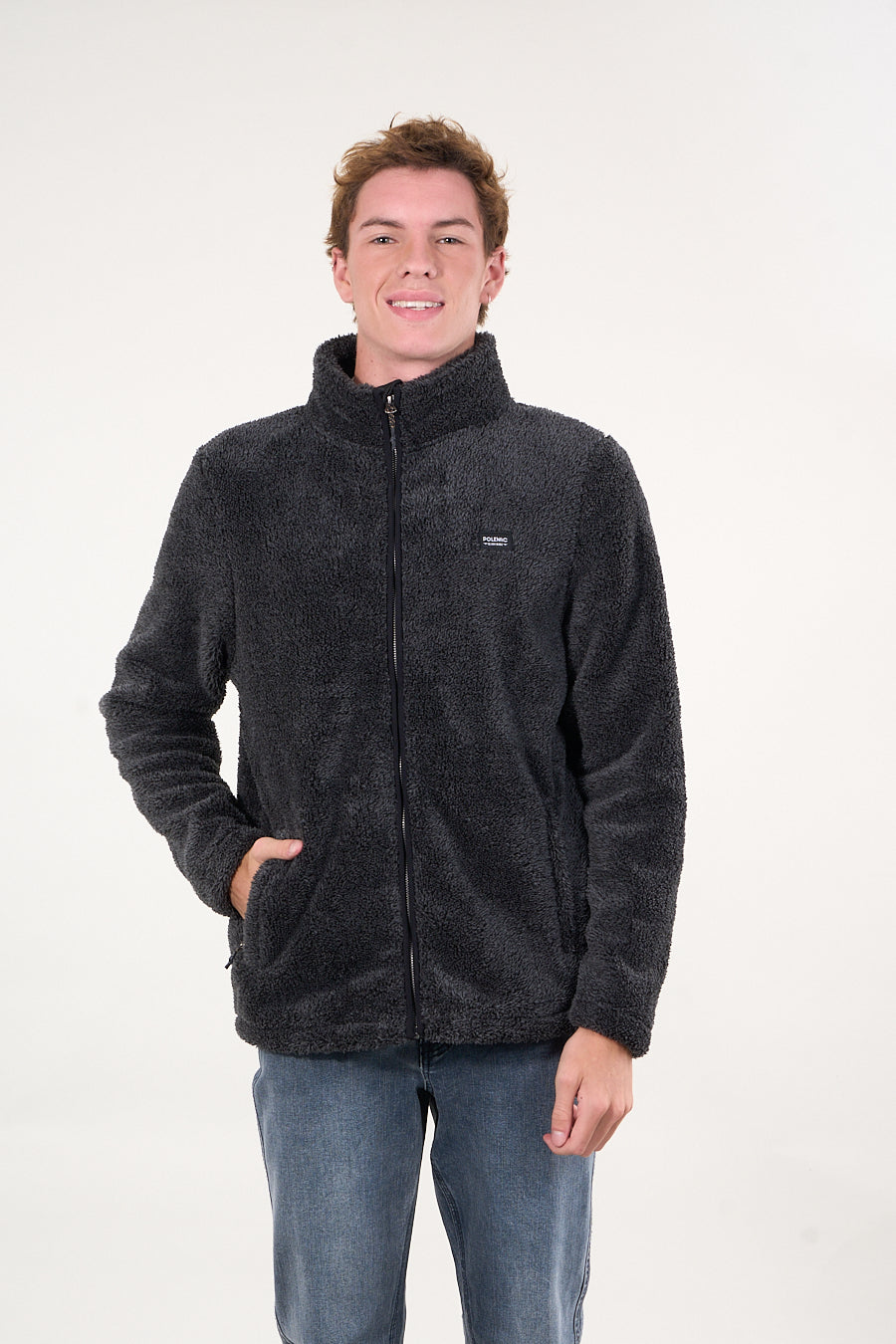 POLERON BONDED SHAGGY SIN GORRO NEGRO WI8300 POLEMIC - 2