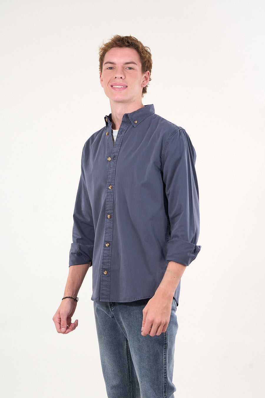CAMISA MANGA LARGA DE ALGODÓN TWILL PROCESADA WI5306 POLEMIC - 1