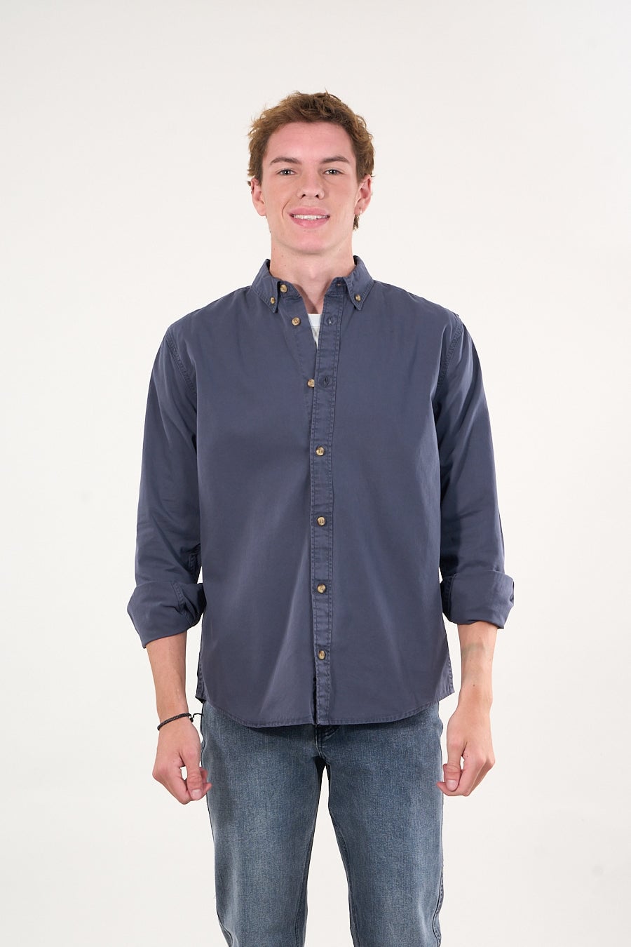 CAMISA MANGA LARGA DE ALGODÓN TWILL PROCESADA WI5306 POLEMIC - 3