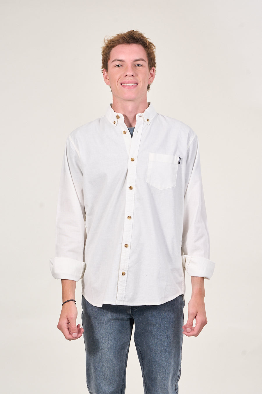 CAMISA MANGA LARGA DE ALGODÓN PROCESADA WI5305 POLEMIC - 1