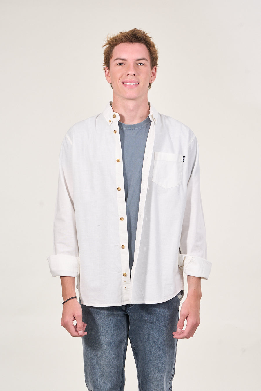 CAMISA MANGA LARGA DE ALGODÓN PROCESADA WI5305 POLEMIC - 2