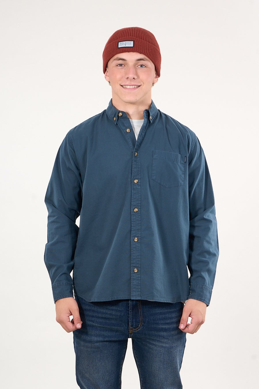 CAMISA MANGA LARGA DE ALGODÓN PROCESADA WI5305 POLEMIC - 2
