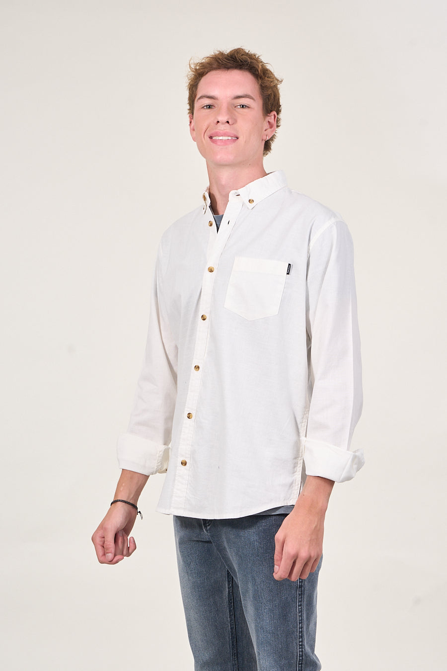 CAMISA MANGA LARGA DE ALGODÓN PROCESADA WI5305 POLEMIC - 3