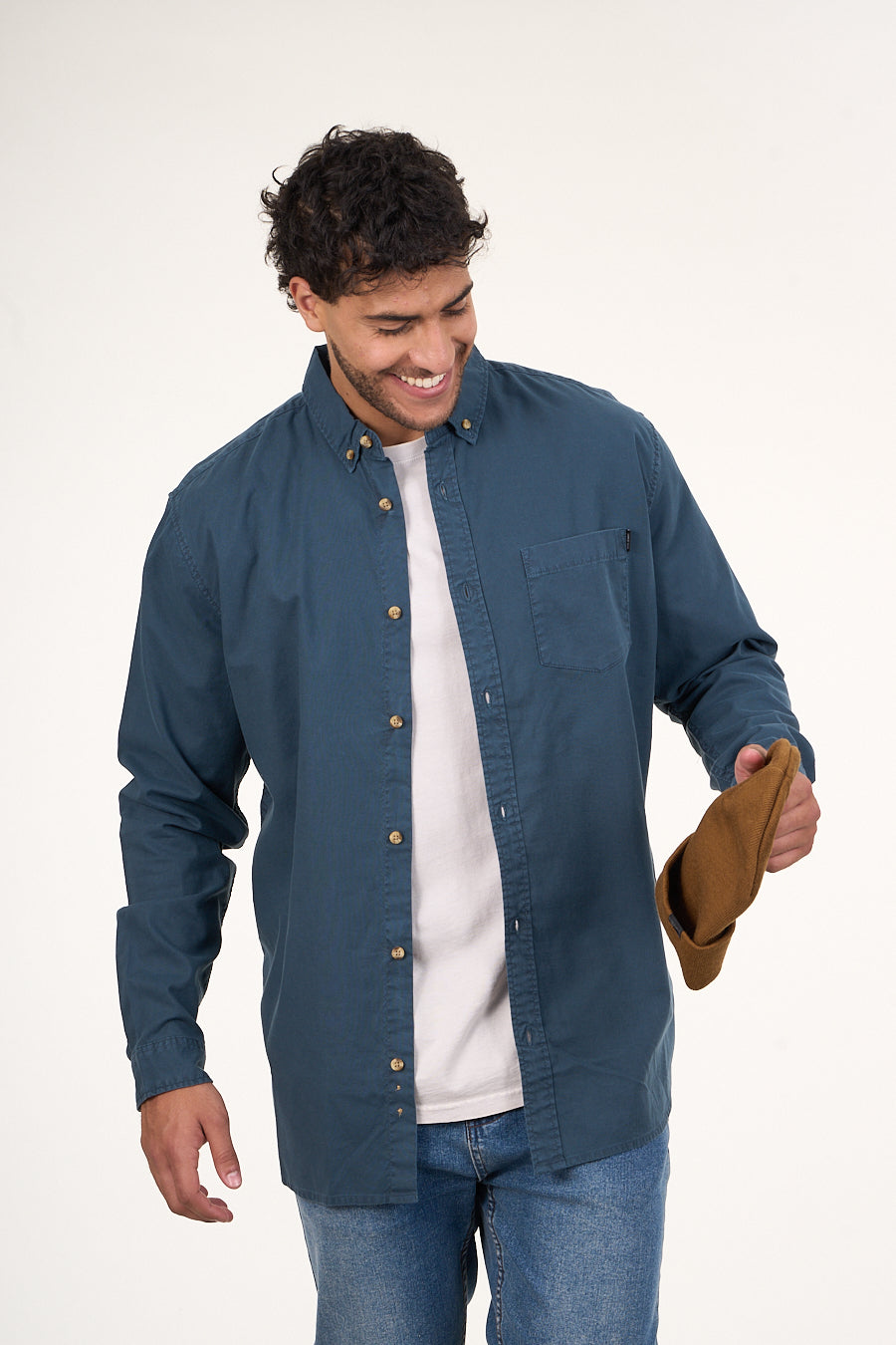 CAMISA MANGA LARGA DE ALGODÓN PROCESADA WI5705 POLEMIC - 1