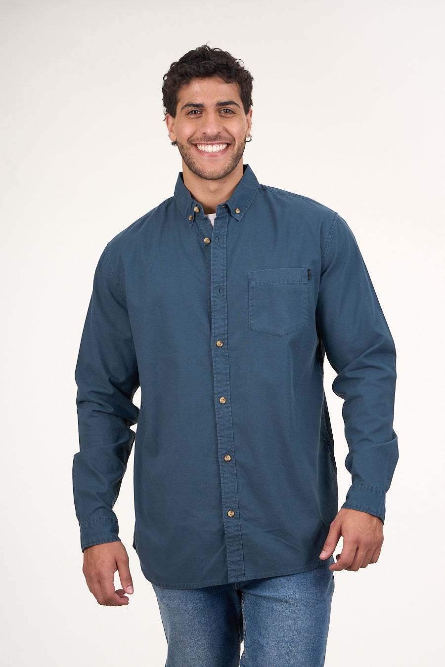 CAMISA MANGA LARGA DE ALGODÓN PROCESADA WI5705 POLEMIC - 2