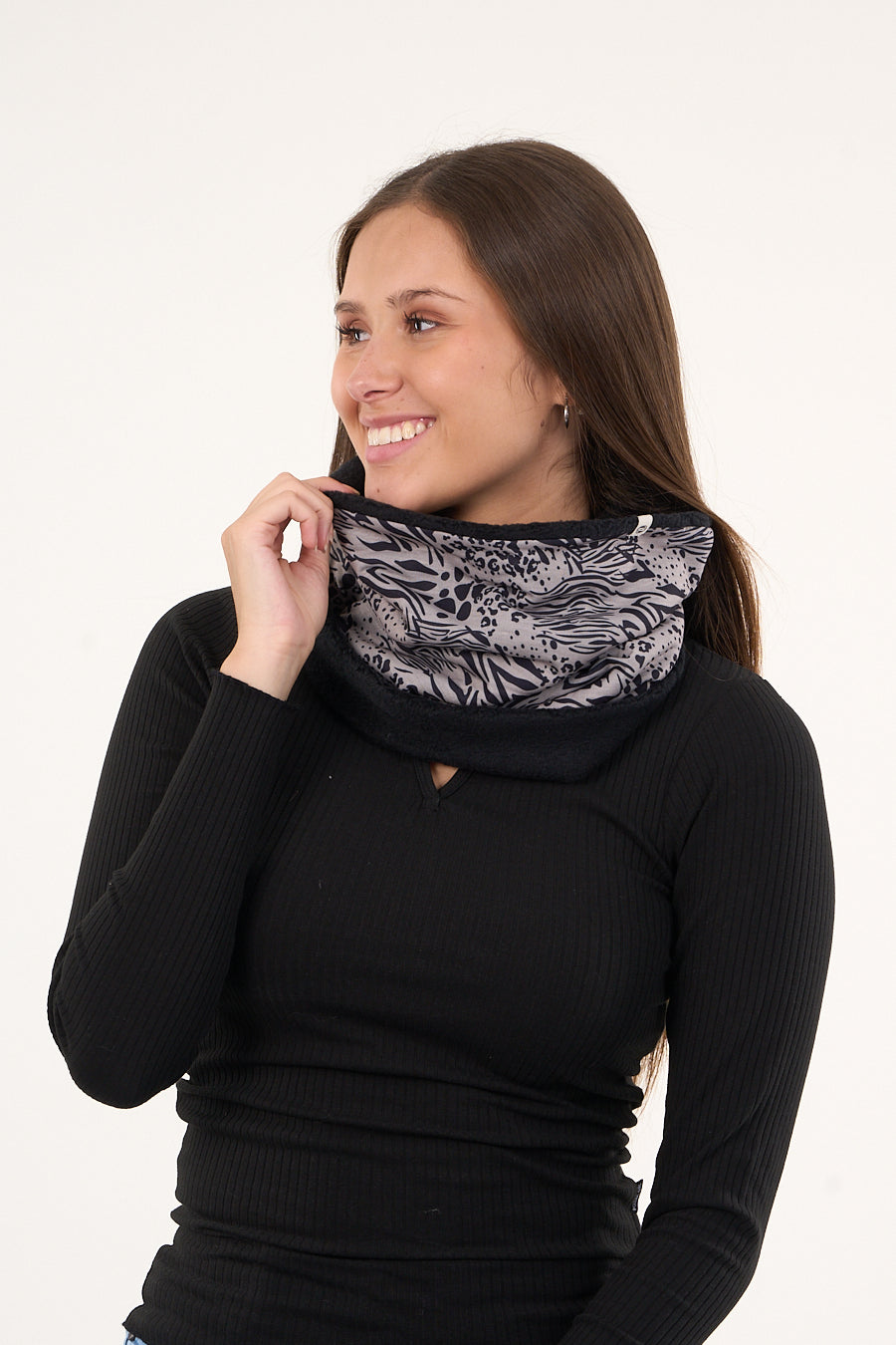 BANDANA BIG MUJER REVERSIBLE CUELLO INVIERNO SOFT - POLEMIC - 2