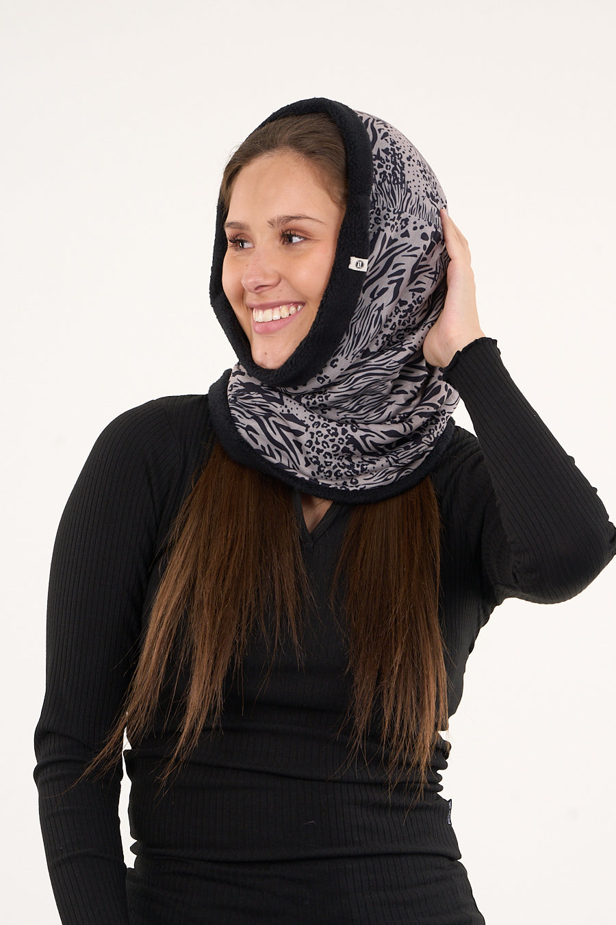 BANDANA BIG MUJER REVERSIBLE CUELLO INVIERNO SOFT - POLEMIC - 3