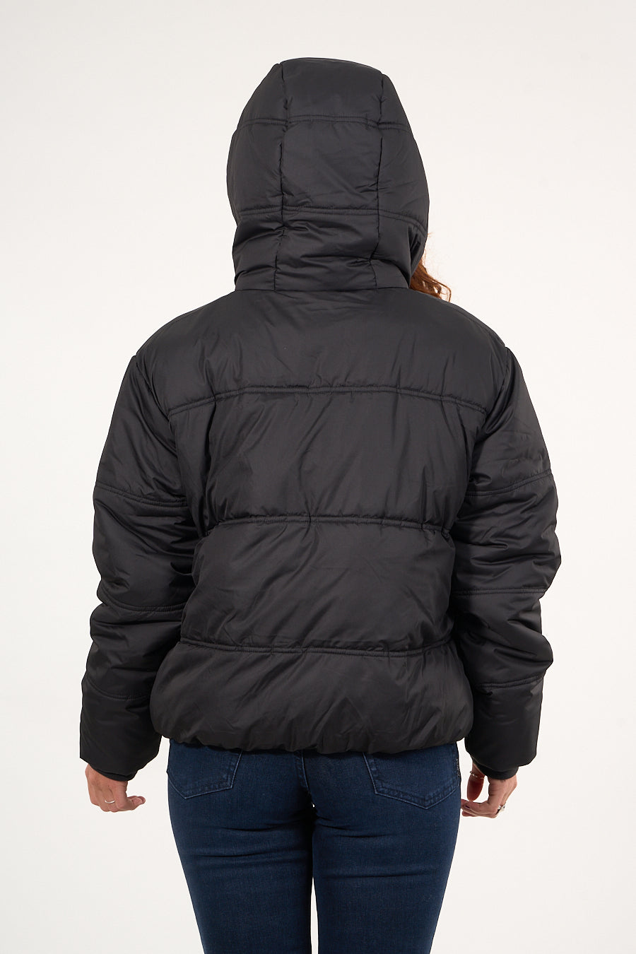 PARKA PUFFA CON POLAR INTERIOR EN COLOR NEGRO MUJER POLEMIC - 2