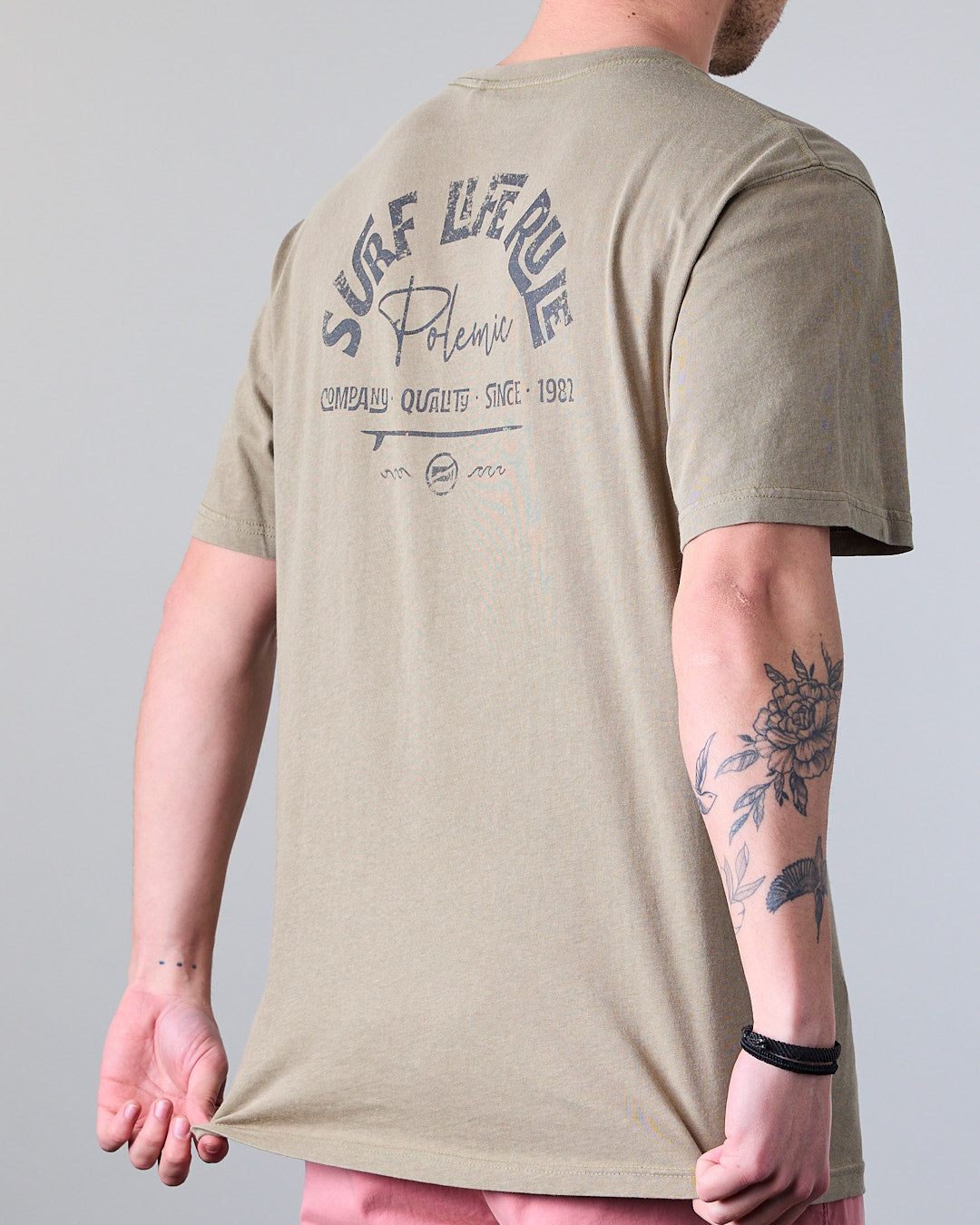 POLERA HOMBRE MANGA CORTA SURF LIFE RULE XV1774 POLEMIC - 3