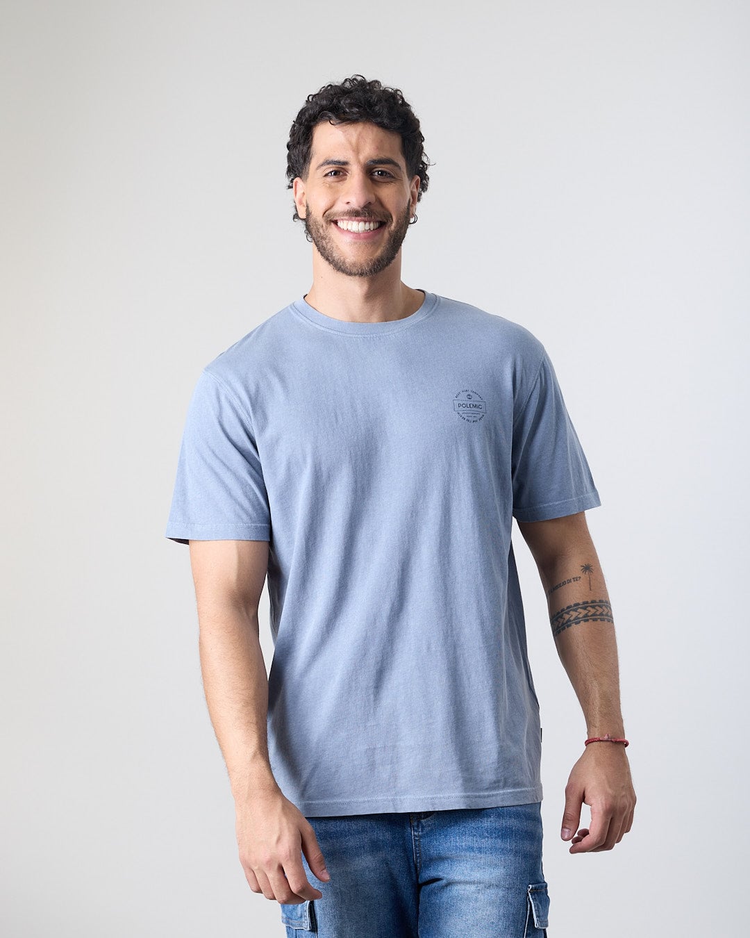 POLERA HOMBRE MANGA CORTA FLOWER XV1777 POLEMIC - 1