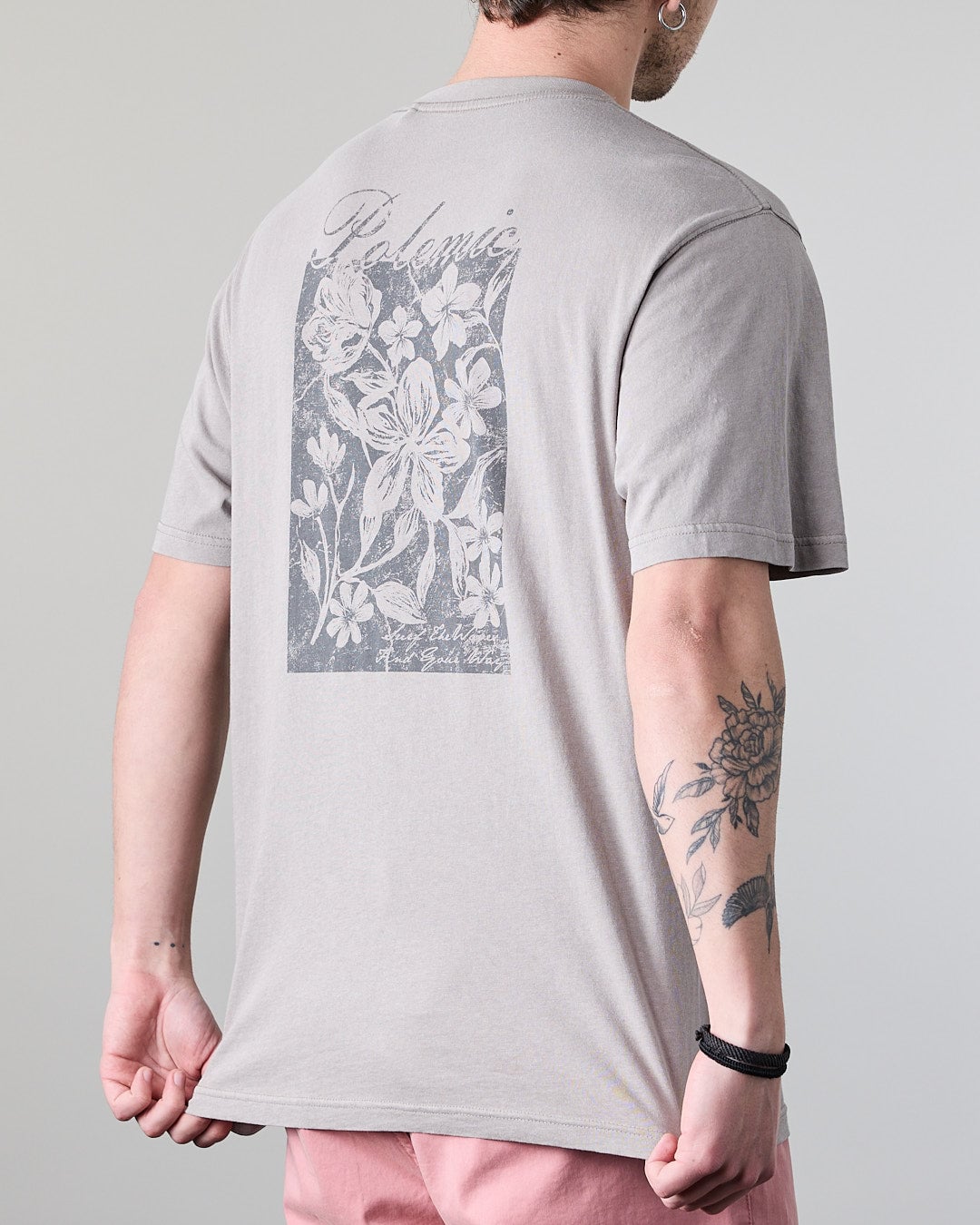 POLERA HOMBRE MANGA CORTA FLOWER XV1777 POLEMIC - 3