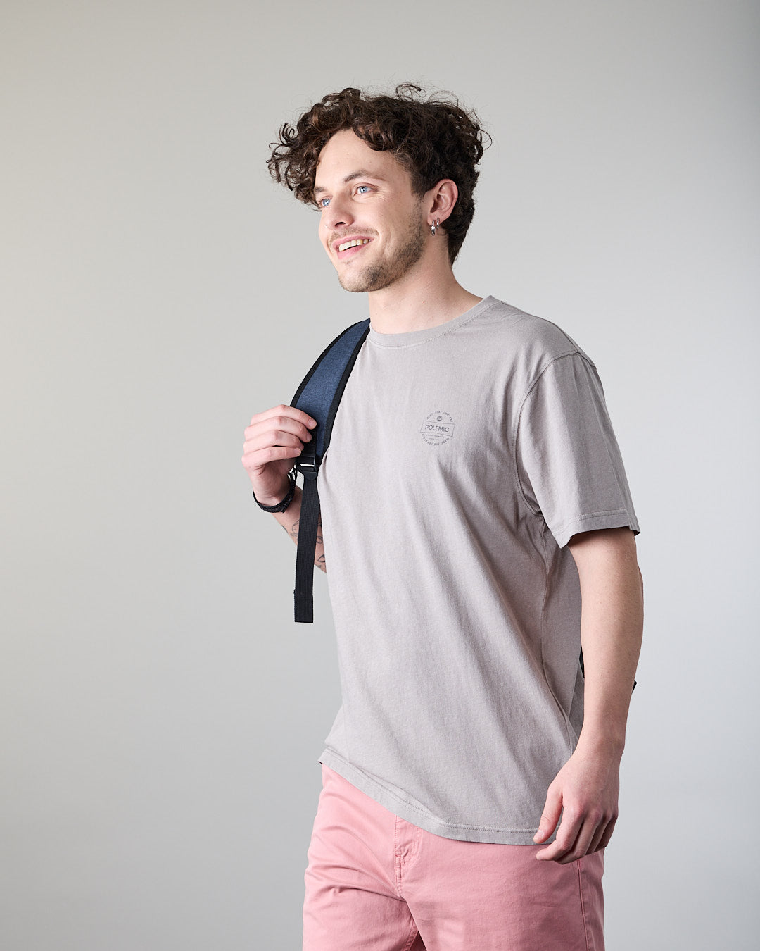 POLERA HOMBRE MANGA CORTA FLOWER XV1777 POLEMIC - 4