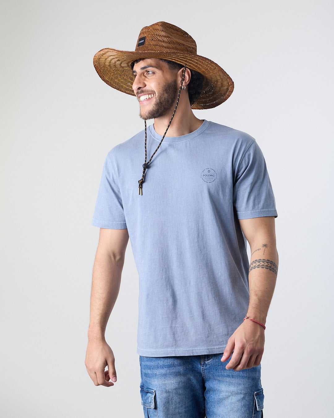 POLERA HOMBRE MANGA CORTA FLOWER XV1777 POLEMIC - 4