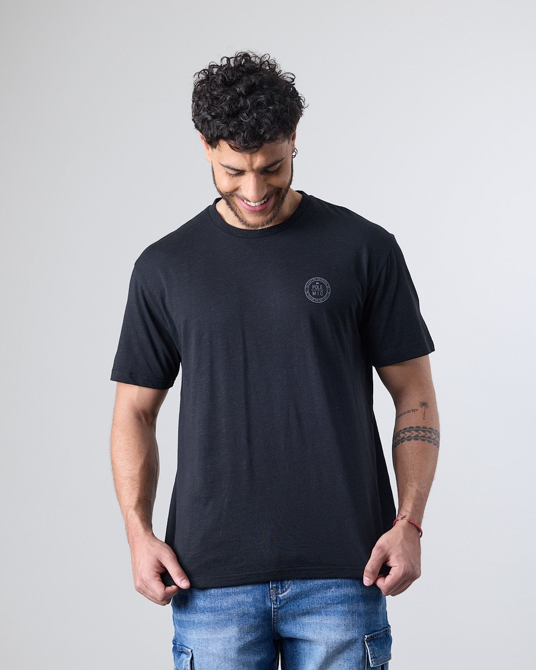 POLERA HOMBRE MANGA CORTA TIPO BAMBU XV1700 POLEMIC - 1