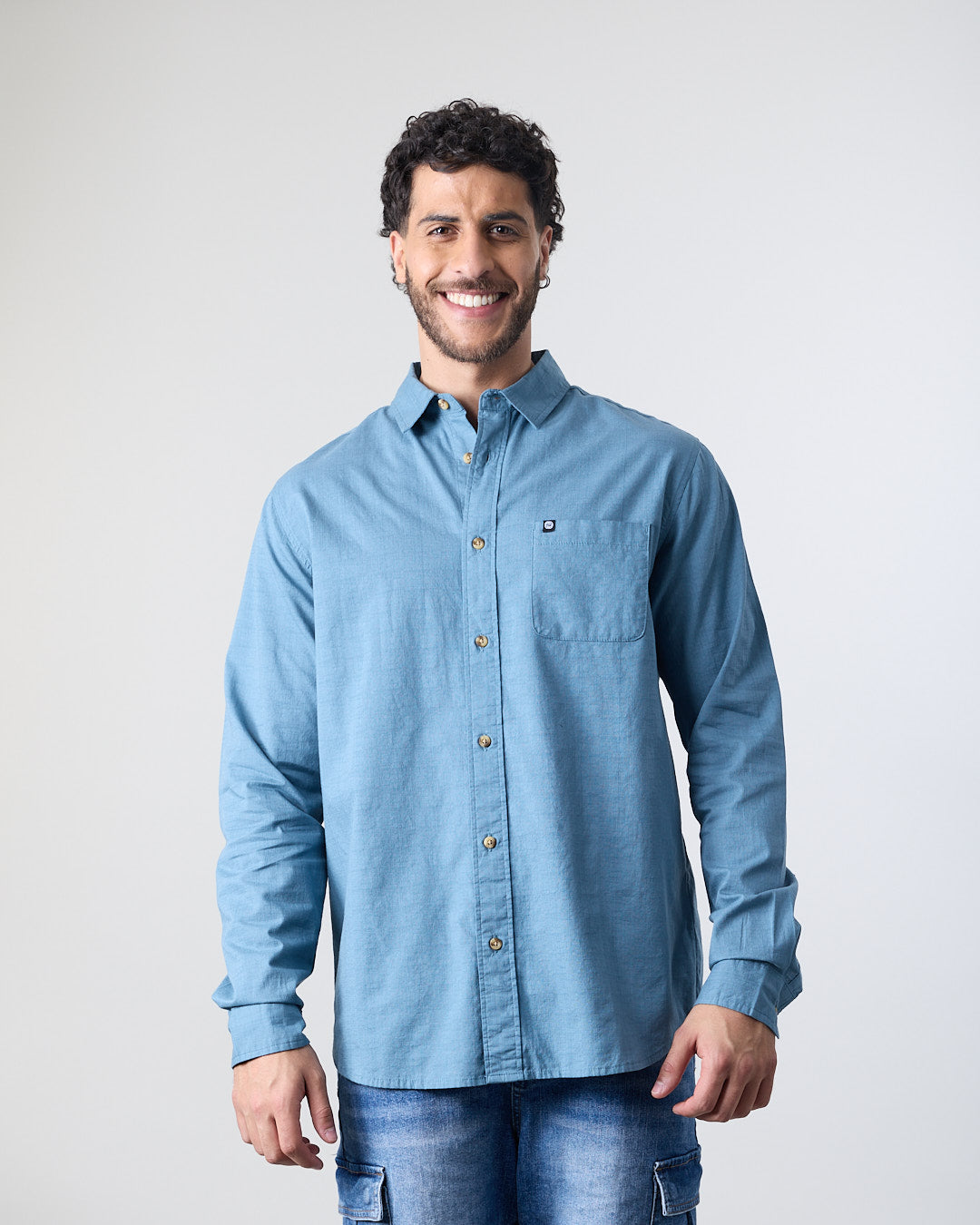 CAMISA MANGA LARGA HOMBRE ALGODON XV5783 POLEMIC - 1