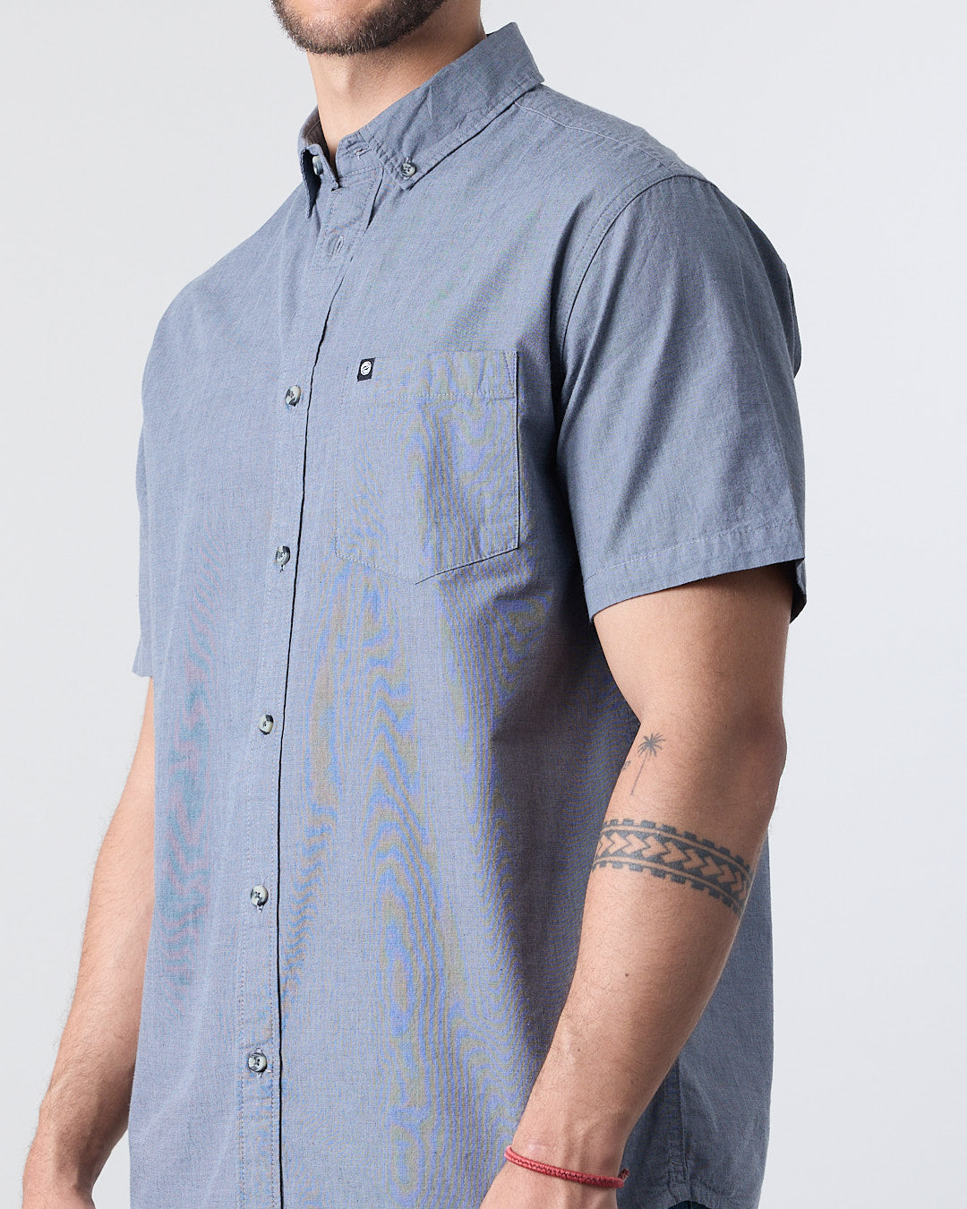 CAMISA MANGA CORTA HOMBRE ALGODON XV5780 POLEMIC - 5