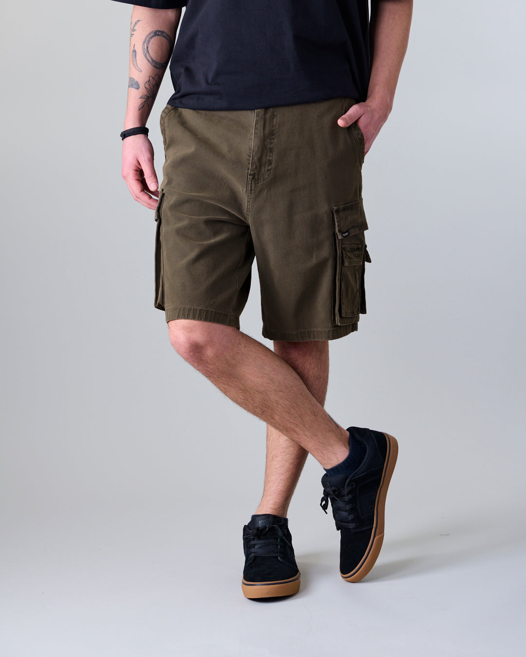 BERMUDA HOMBRE CARGO CANVAS XV3780 POLEMIC - 3