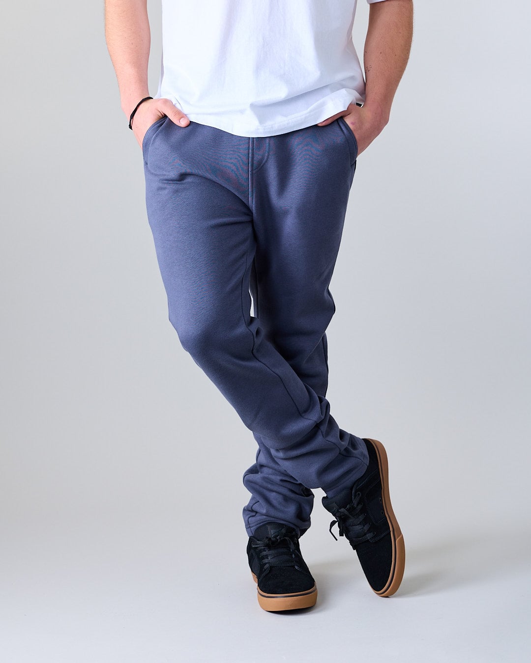 PANTALON JOGGER CON PUÑOS JUNIOR FRANELA XV4311 POLEMIC - 1