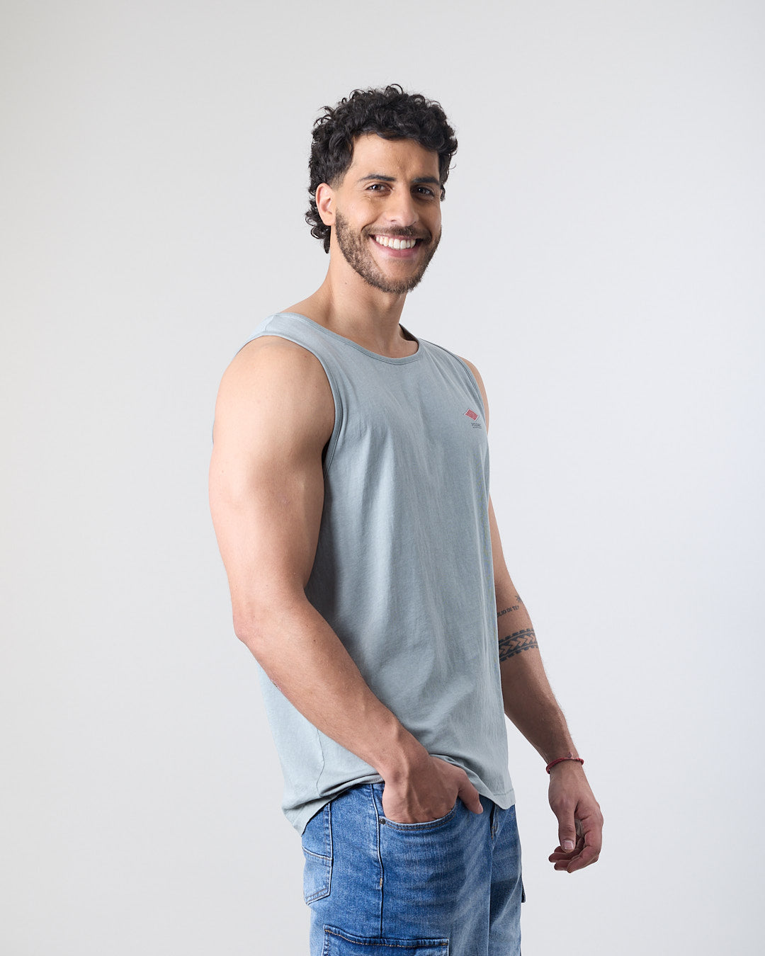 POLERA MUSCULOSA DE ALGODON XV1792 POLEMIC - 2