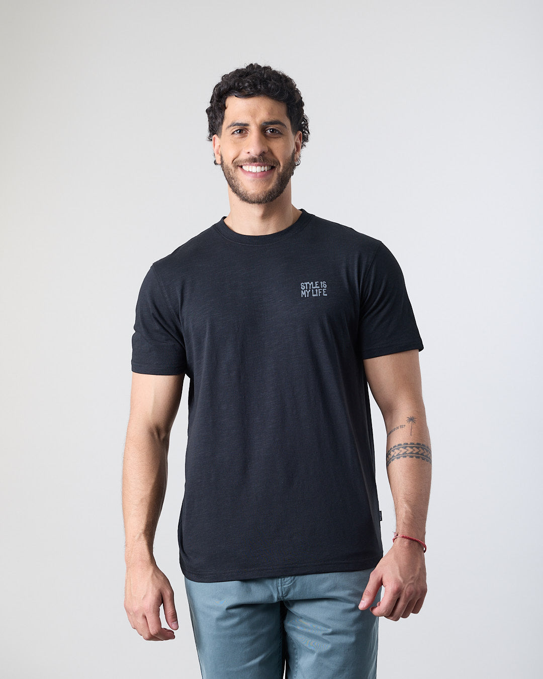 POLERA HOMBRE MANGA CORTA TIPO BAMBU XV1712 POLEMIC - 1