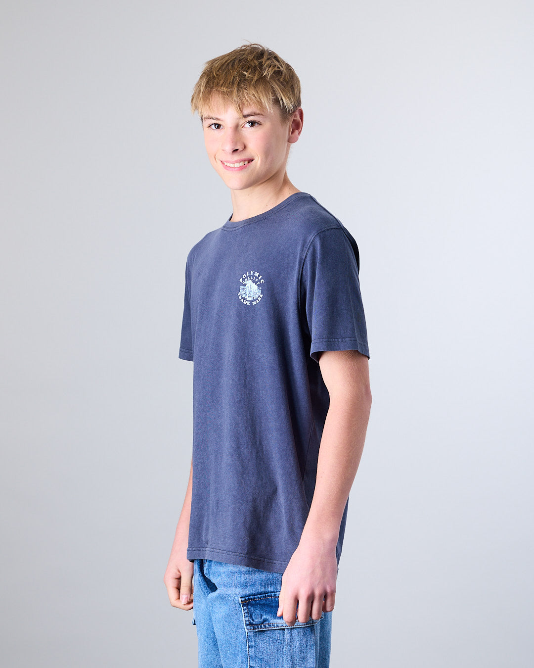 POLERA JUNIOR MANGA CORTA BEACH XV1372 POLEMIC - 2