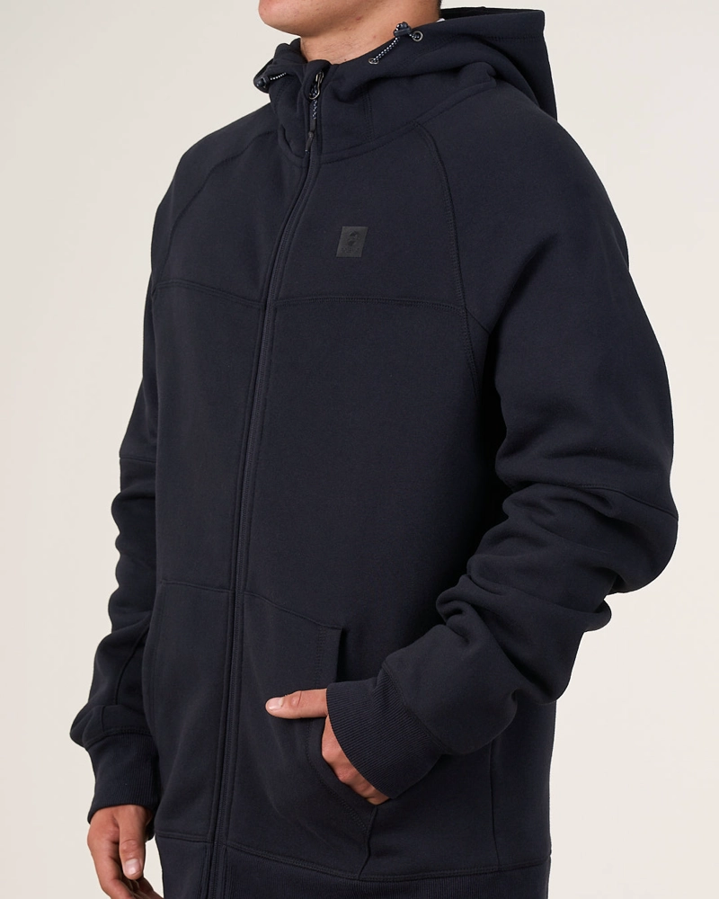 POLERON ESCOLAR FRANELA RAGLAN CIERRE Y GORRO CP28 (S-XL) POLEMIC - 2