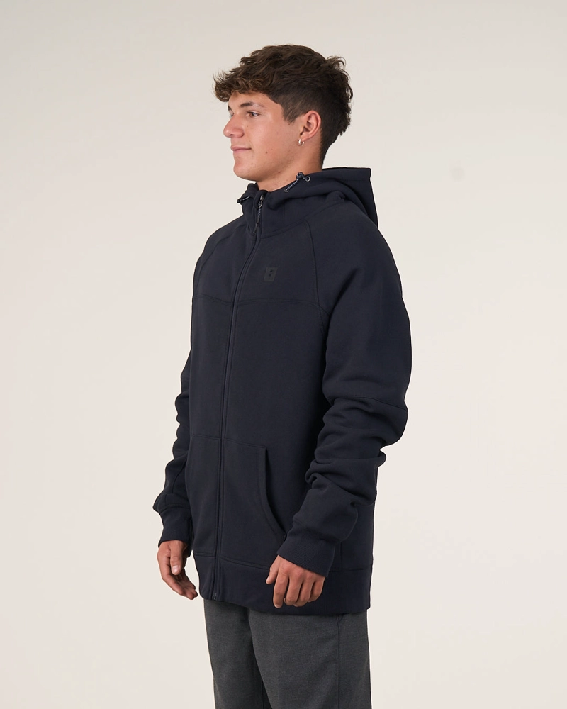 POLERON ESCOLAR FRANELA RAGLAN CIERRE Y GORRO CP28 (S-XL) POLEMIC - 3