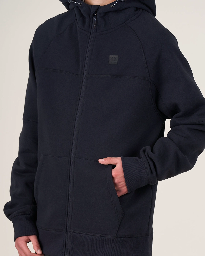 POLERON ESCOLAR FRANELA RAGLAN CIERRE Y GORRO CP28 (T.12-T.18) POLEMIC - 4