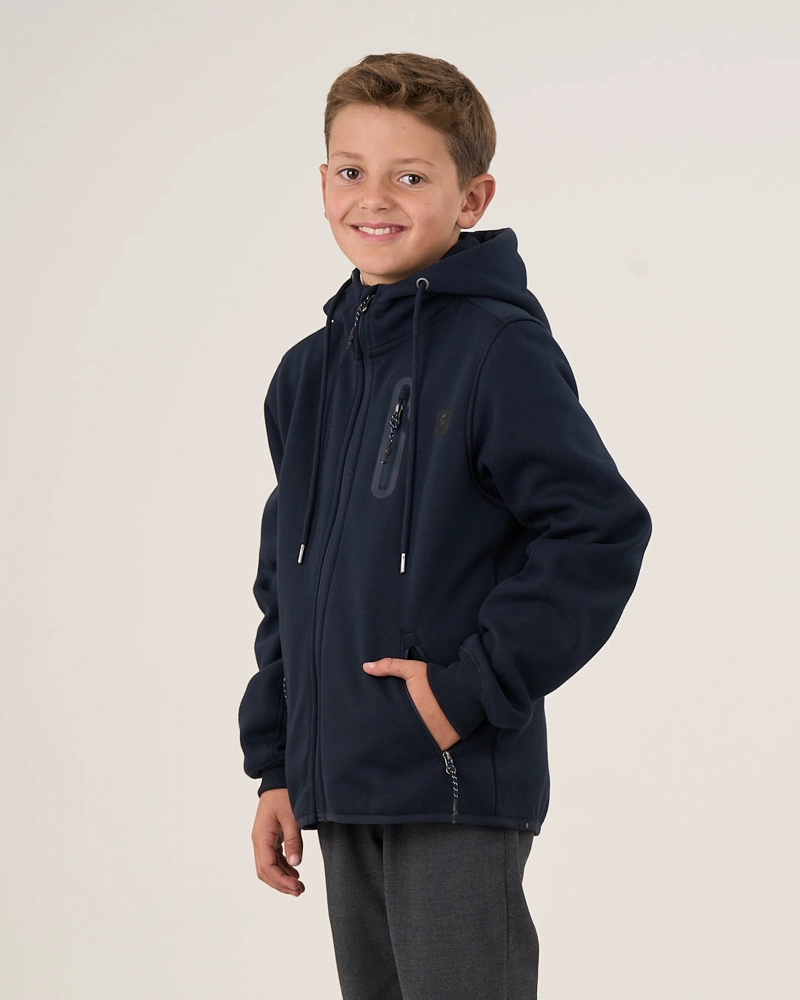 POLERON ESCOLAR BONDED CIERRE Y GORRO CP30 (T.6-T.10) POLEMIC - 3