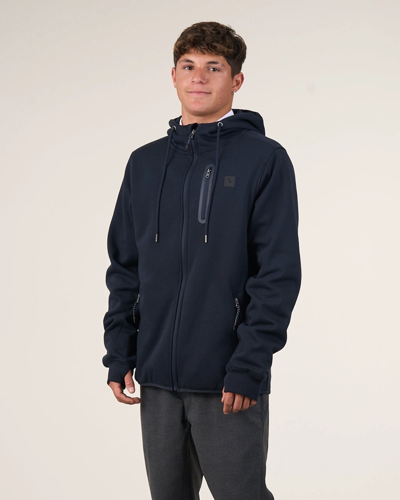 POLERON ESCOLAR BONDED CIERRE Y GORRO CP30 (S-XL) POLEMIC - 1