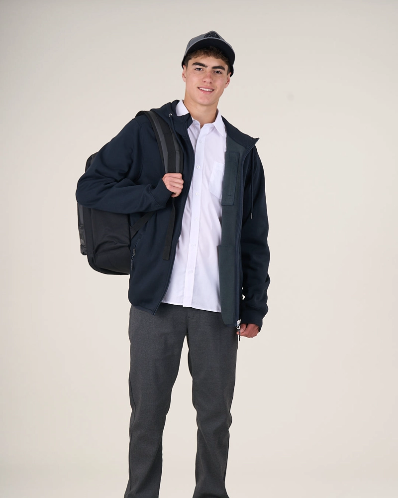 POLERON ESCOLAR BONDED CIERRE Y GORRO CP30 (T.12-T.18) POLEMIC - 4