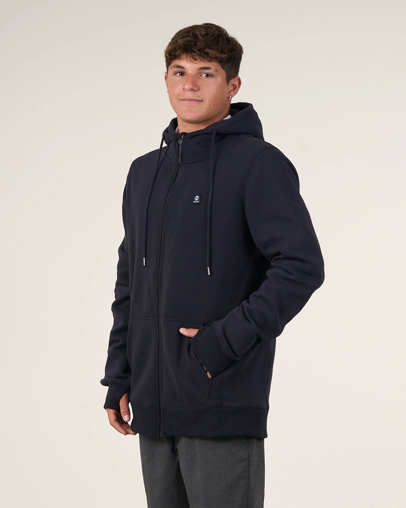 POLERON COLEGIO FRANELA FULL CIERRE Y GORRO ESCOLAR CP29 (S-XL) POLEMIC - 2